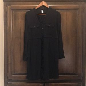 Black maternity dress